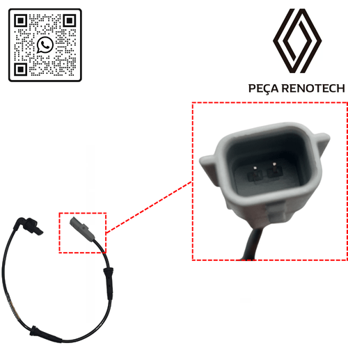 RN 05846R-X 479005846R SENSOR DO ABS TRAS. ESQDIR LOG IISAND II 2